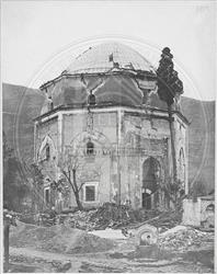 yeşil türbe 1855 depremi sonrasu.jpg